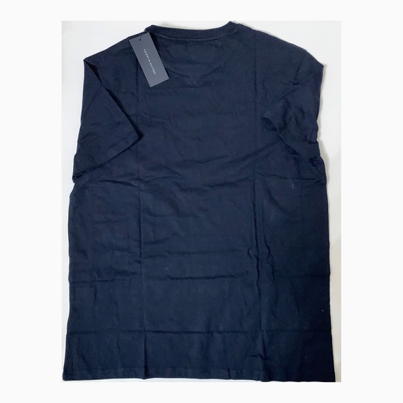 NWT Tommy Hilfiger Men’s Navy Logo T-Shirt - Small - Picture 5 of 5
